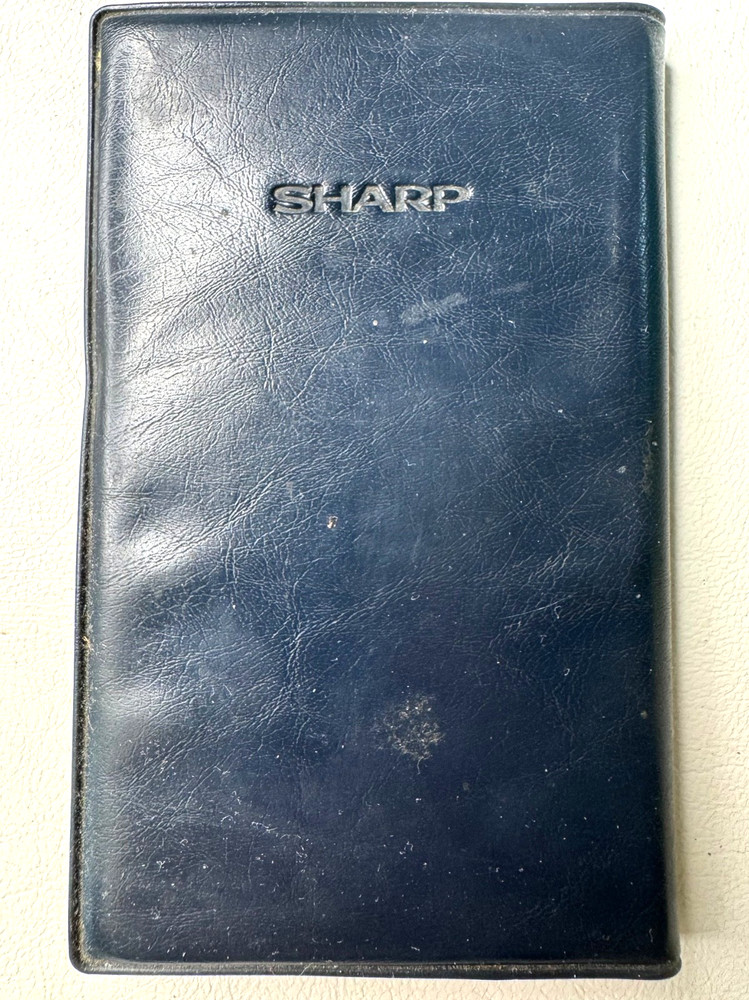 Vintage Sharp EL-326T Pocket Solar Cell Calculator Working Condition