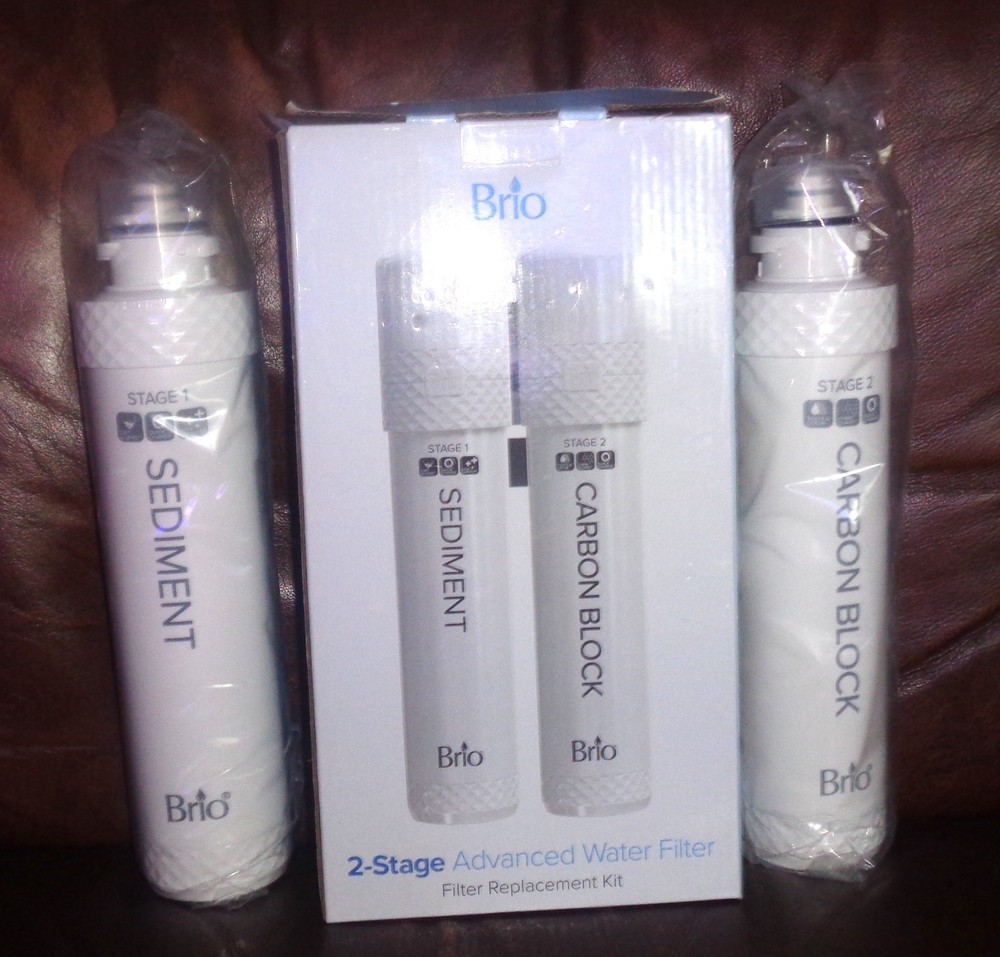 Brio 2 Stage Advanced Water Filter Replacement Kit SEALED
