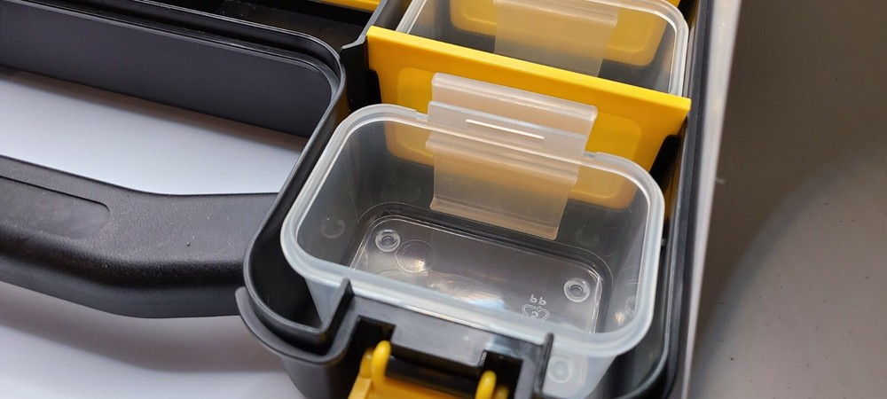 12 Slot Compartment Storage Box Tray Findings Beads Organizer Stackable Hardware