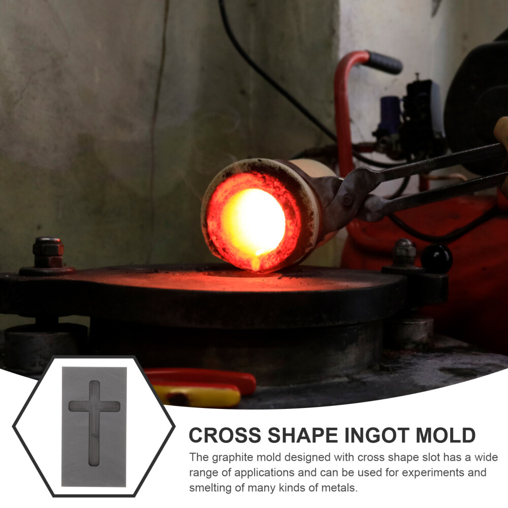 Graphite Casting Melting Ingot Cross Mold Industry Heart-shaped