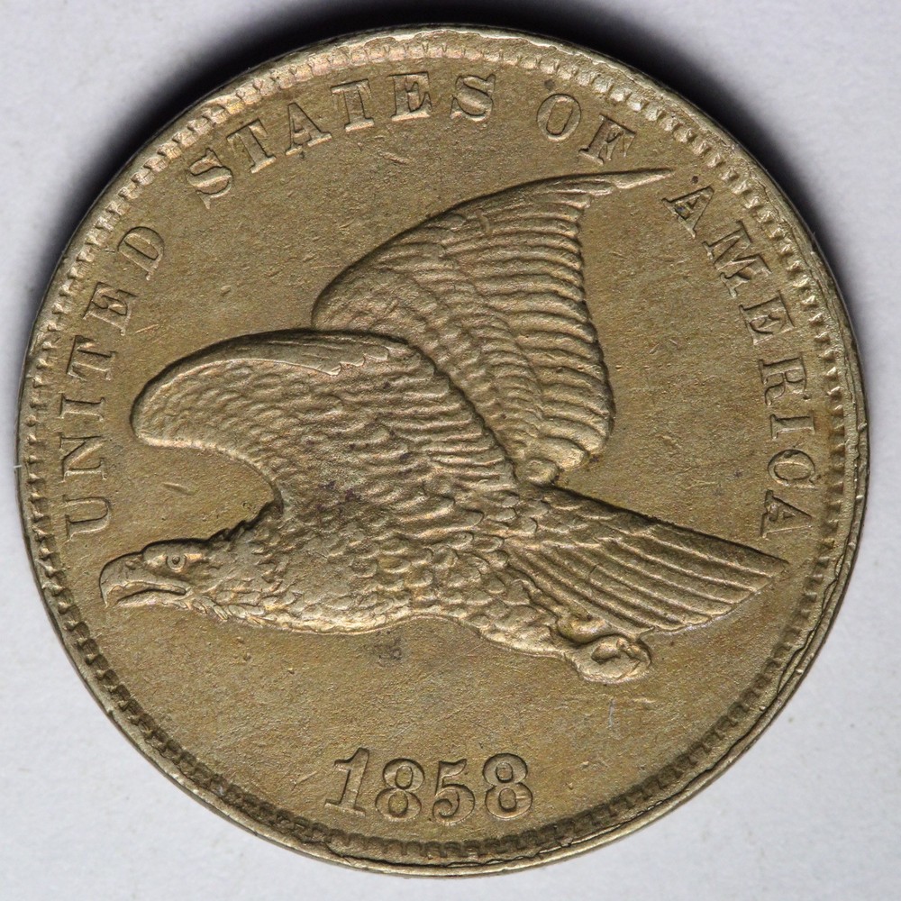 1858 Small Letter Flying Eagle Cent Penny UNC *UNCIRCULATED* MS E159 DOCPZ