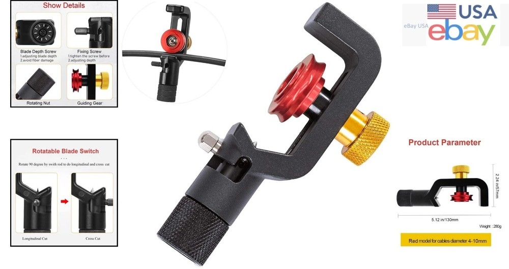 Versatile Fiber Optic Cable Stripper for Installation & Maintenance Tasks