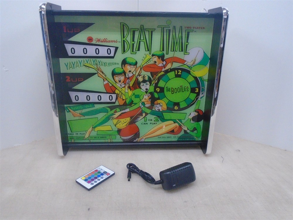 Williams Beat Time Pinball Head LED Display light box