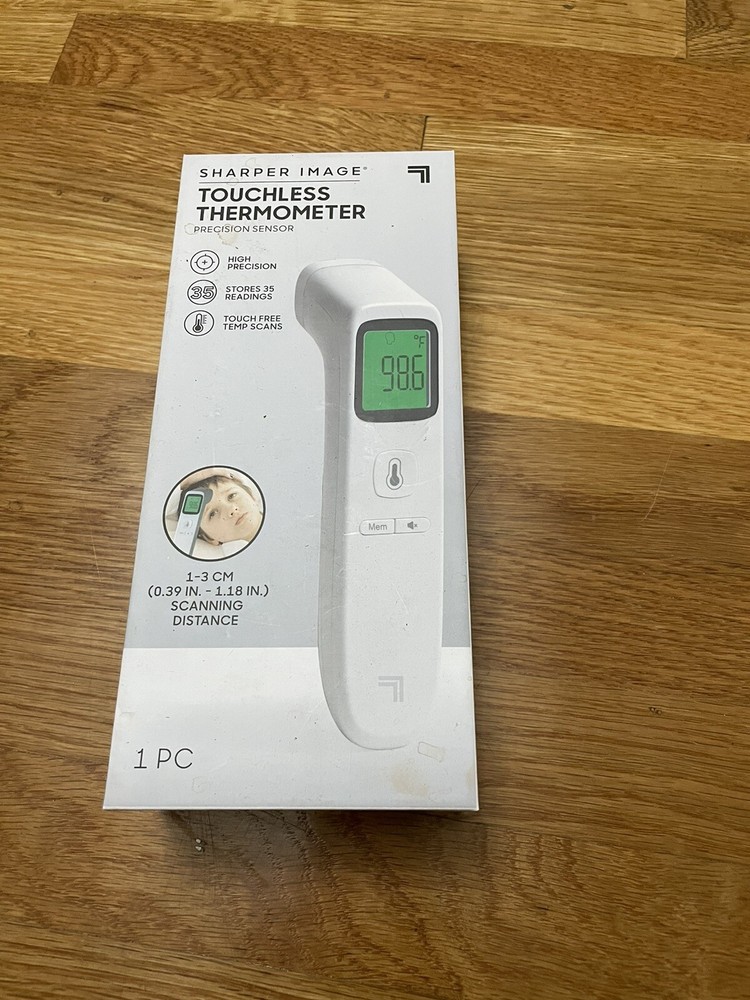 New Sharper Image Digital Touchless Smart Forehead Thermometer