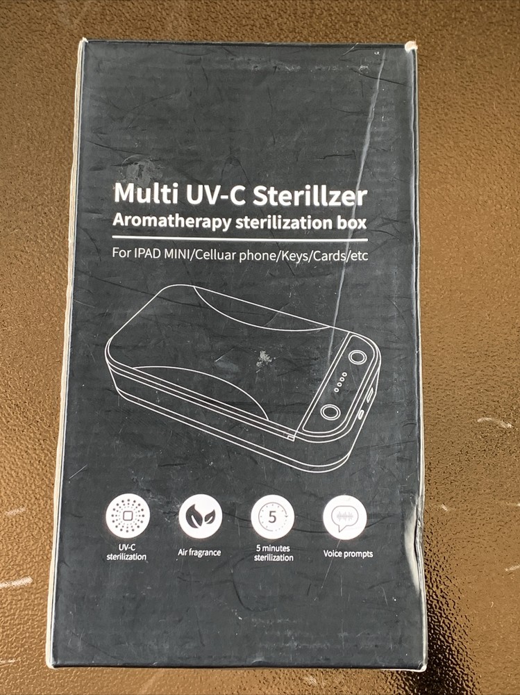 UVC Box Sterilizer For 6inch Cell Phone Jewelry Watches Aromatherapy Function