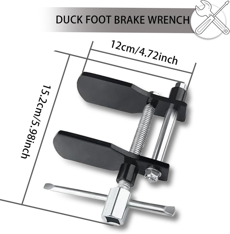 Brake Caliper Compression Tool, Heavy Duty Disc Brake Piston Adjuster Tool