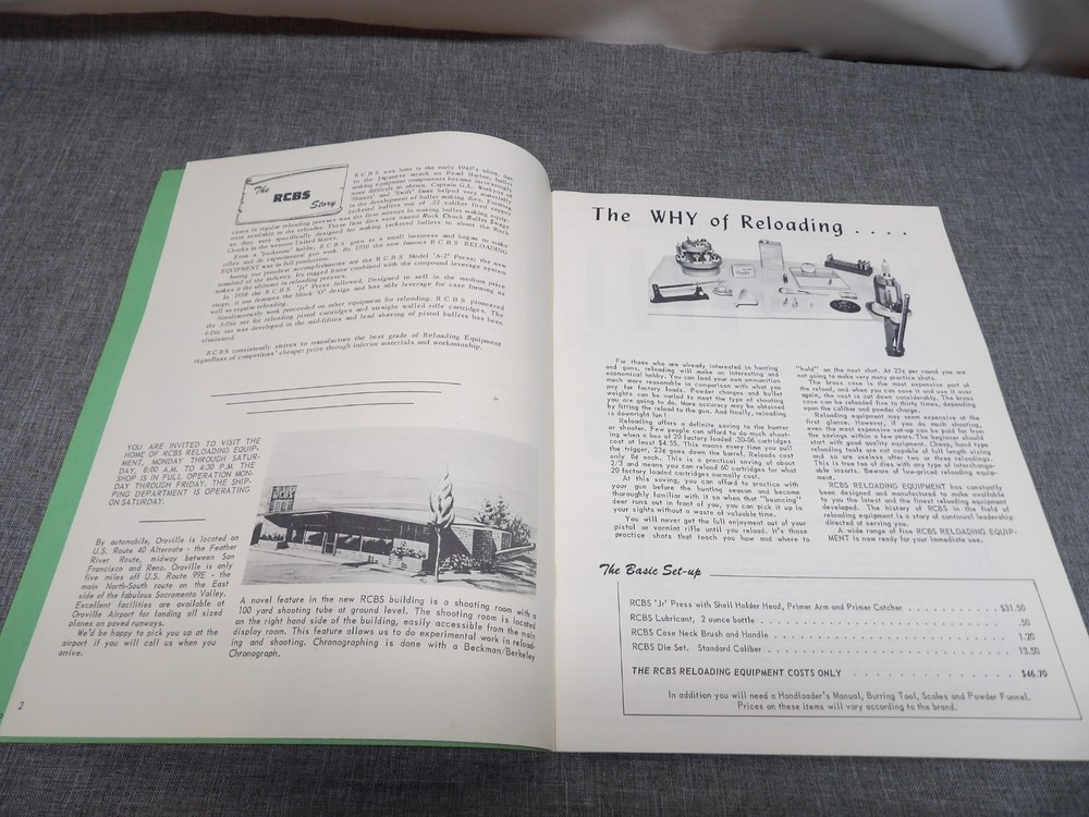 1962 RCBS Precisioneered Reloading equipment Catalog 29 Pages