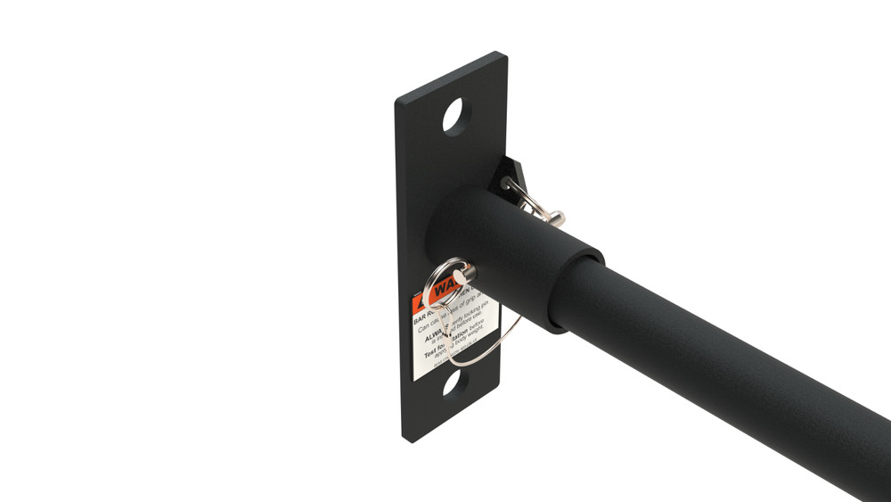 Lockable Rotating Pull-Up Bar | Dual-Mode Squat Rack Grip Training Bar