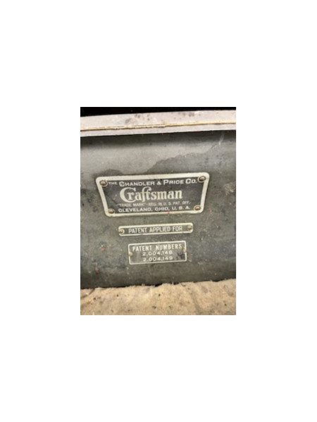 Chandler & Price Printing Press