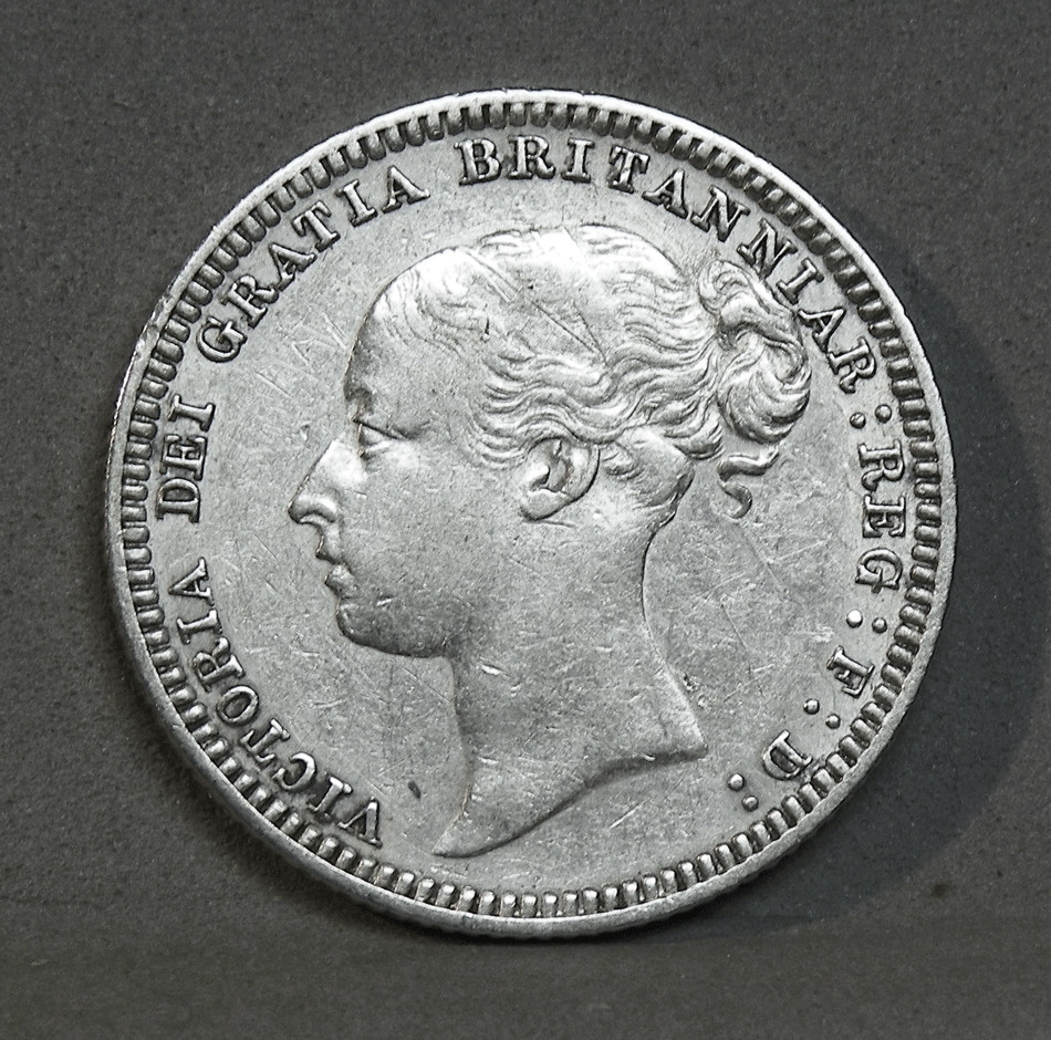 GREAT BRITAIN 1879 6 Pence XF