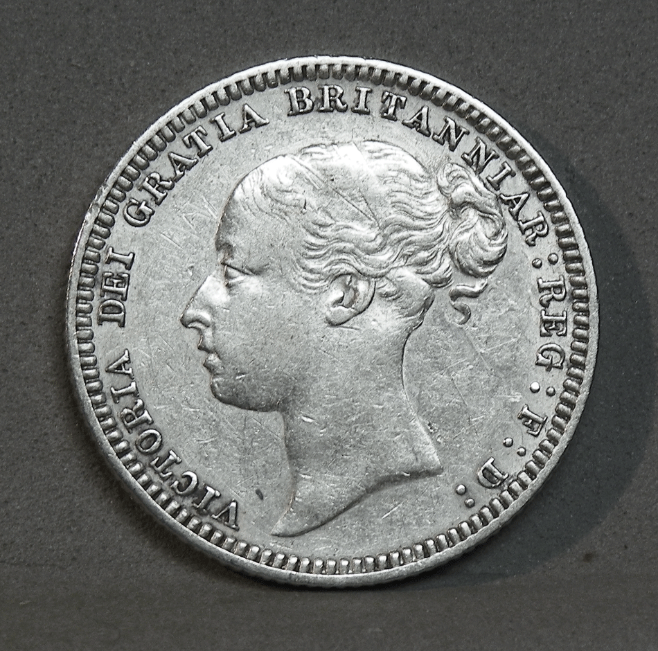GREAT BRITAIN 1879 6 Pence XF