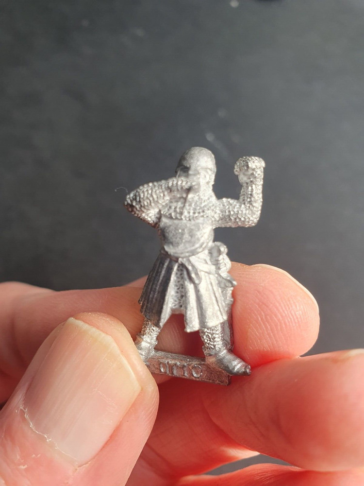 WARHAMMER FB BRETONNIAN CANNON PLUS COMPLETE CREW UNSTRIPPED ORIGINAL OOP GW