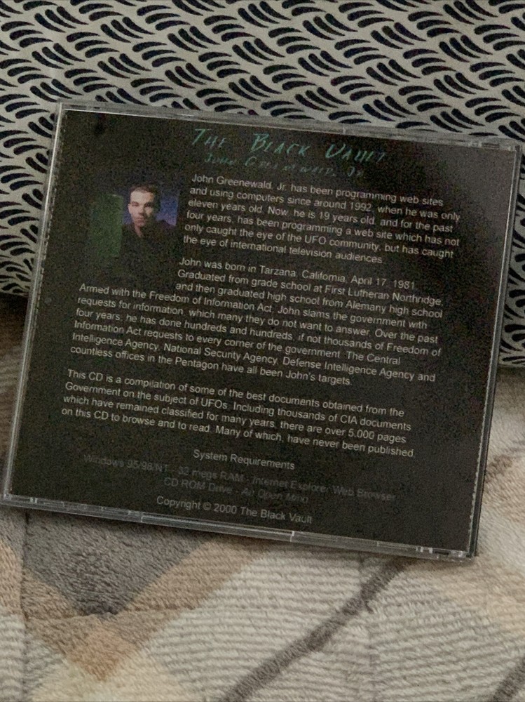 The Black vault CD-ROM