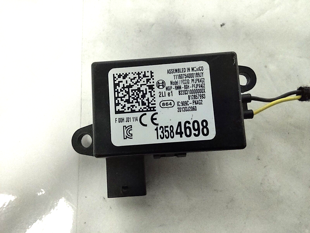 2016-2018 GM ENVISION TRAX VOLT THEFT DETERRENT MODULE OEM