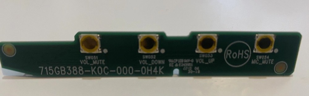 Hp E24m G4  power button control board￼ 715GB388K0C0000H4K