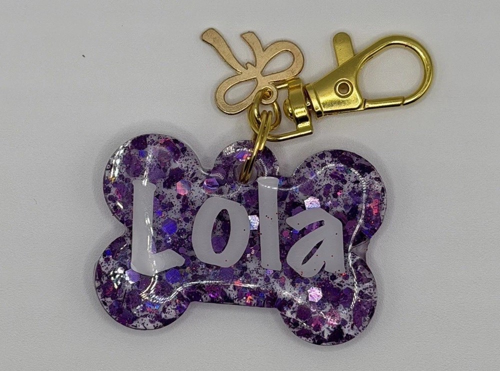 Resin Dog Bone Tag