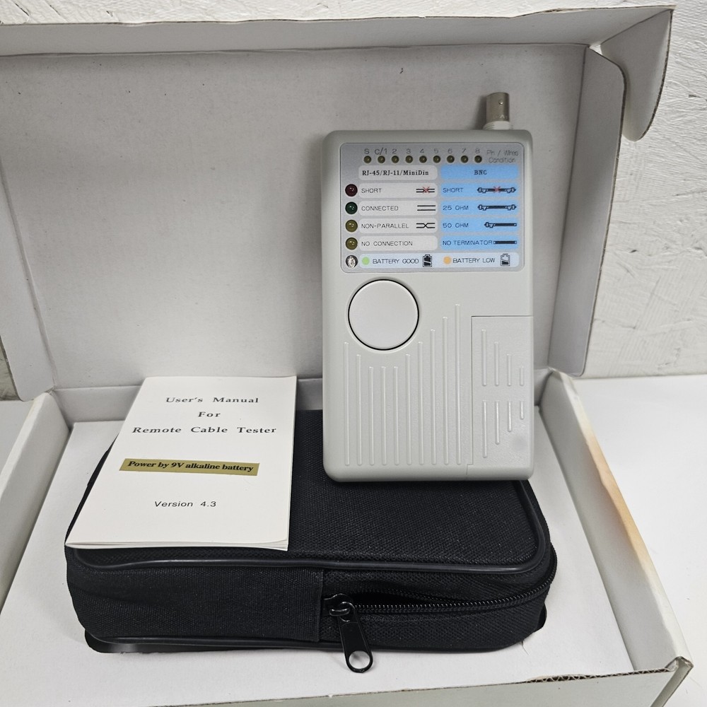 Remote Cable Sniffer Tester Tested Fully working