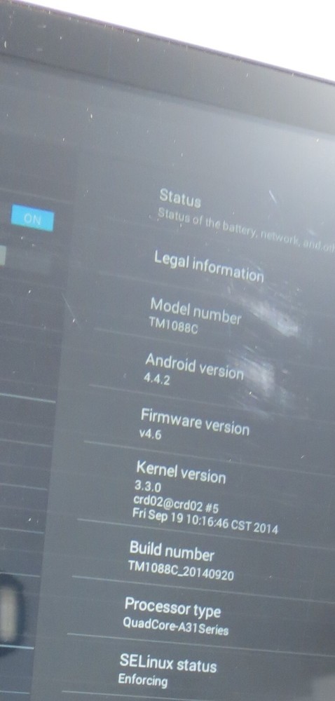 NUVISION TM1088C TABLET WORKS