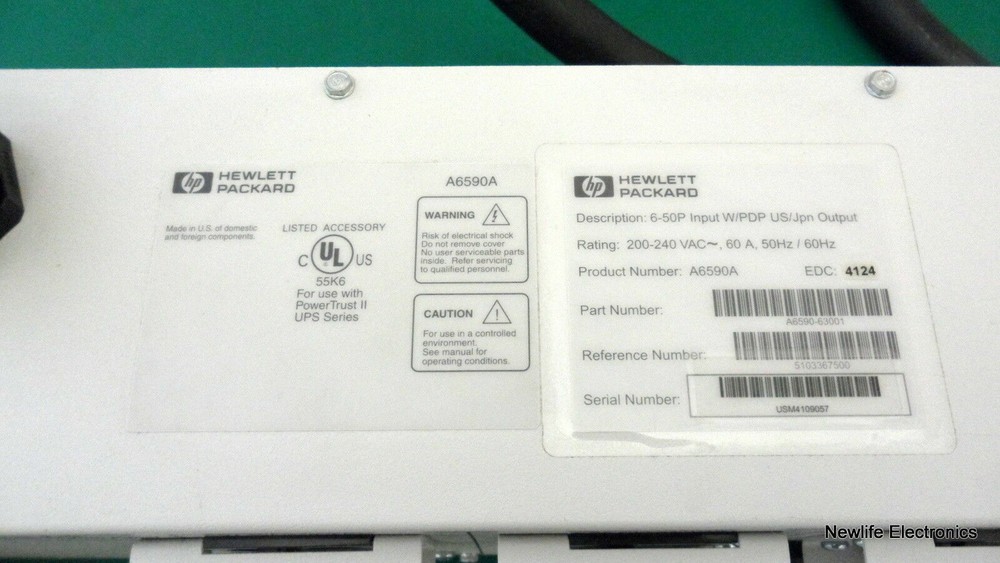 HP A6590-63001 Power Trust II MR Power Distribution Panel