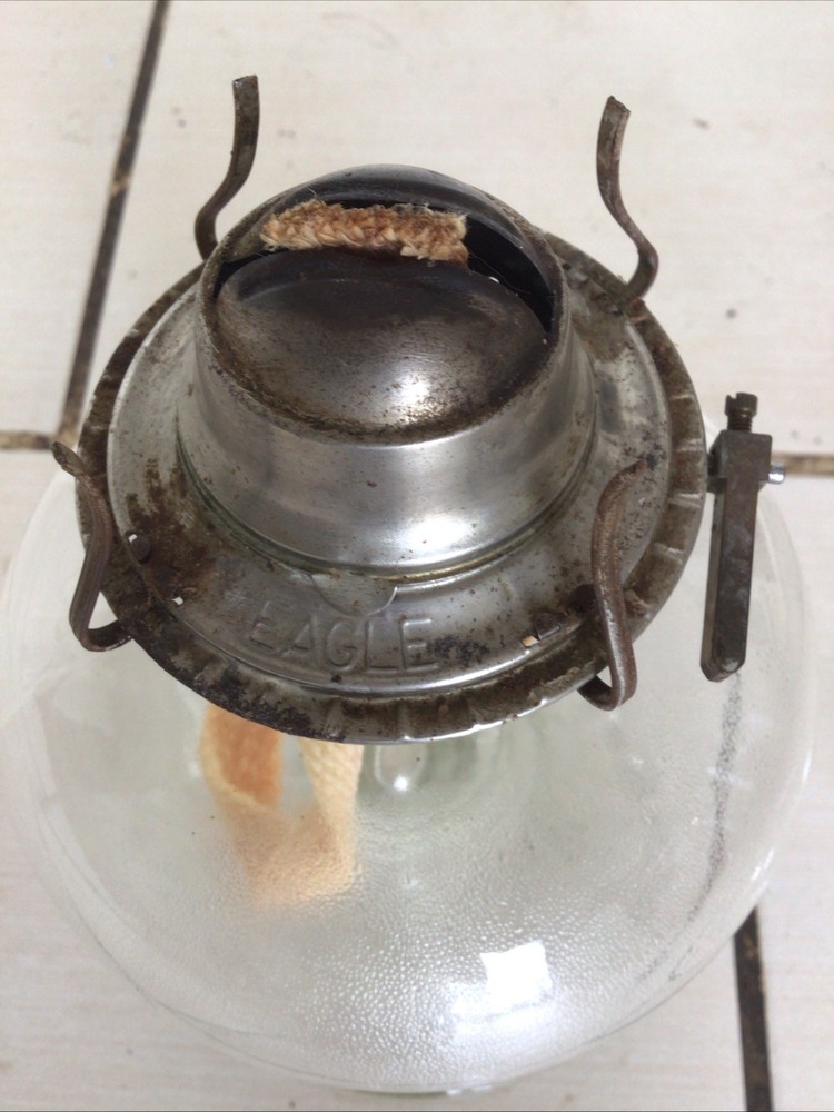 Vintage Oil Lamp Eagle