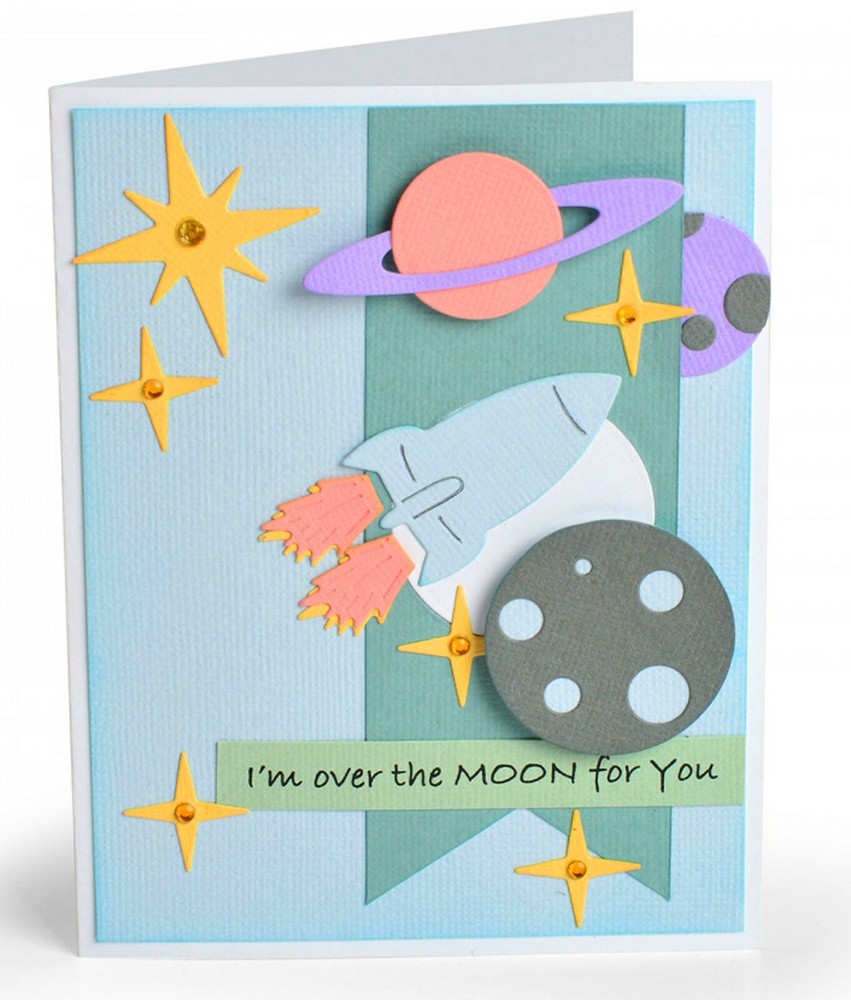 Sizzix Thinlits Space 11pc set #663414 Retail $12.99 by Emily Tootle