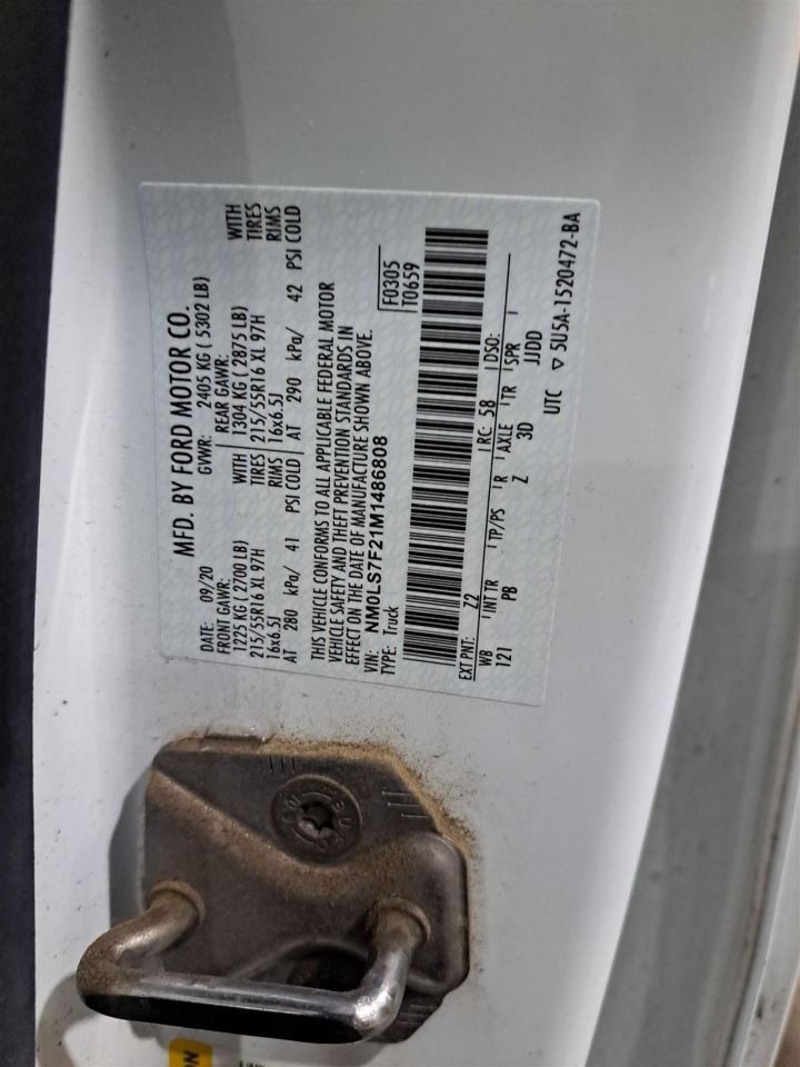 2021 Transit Connect Display Screen Sku#4324643