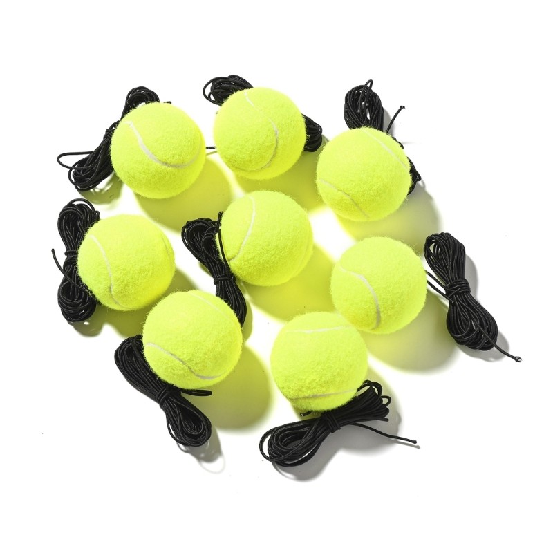 2pcs Tennis Training Ball with String for Tennis Trainer Single-Player Practice