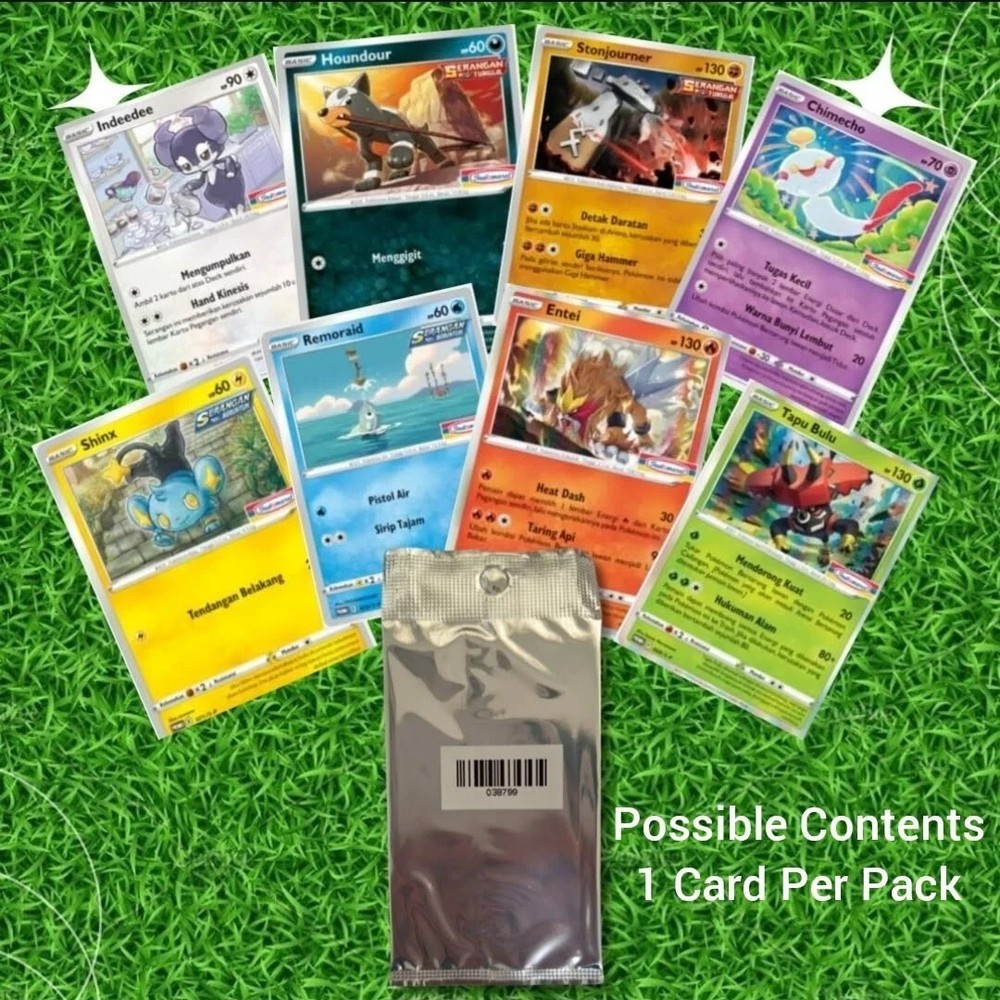 NEW! - Pokemon Indonesia Indomaret BS8 Promo Sealed Pack