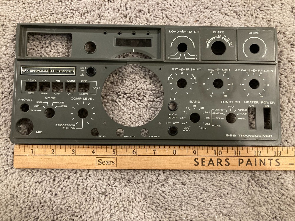 KENWOOD  TS-820s FRONT PANEL