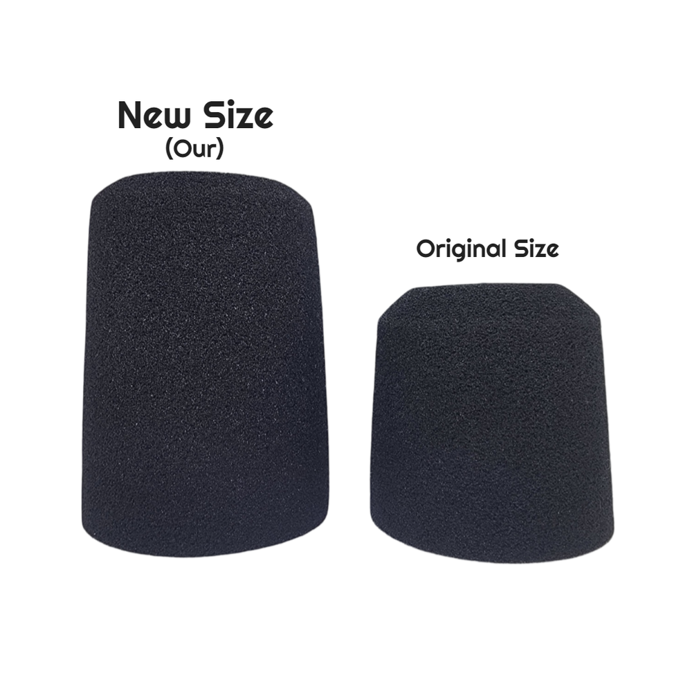 Microphone Foam for Shure MV7, MV7+, MV7x, Anti-pop Filter Solution, Maximum Pro