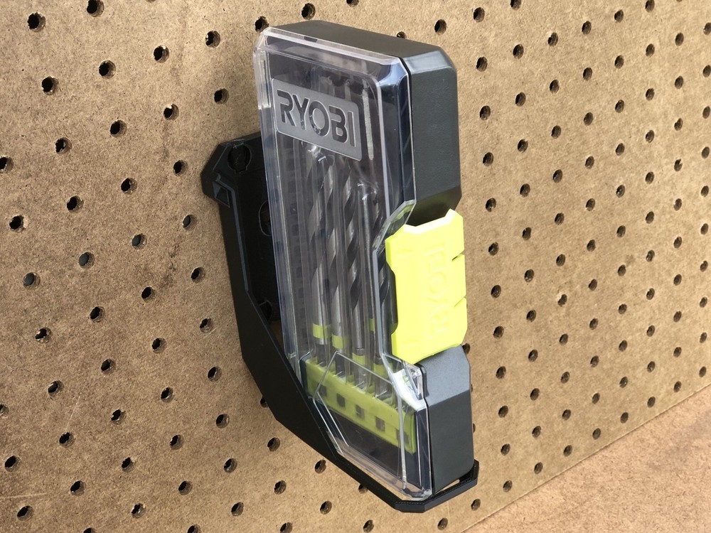 Ryobi Thin Bits Holder For Wall, Pegboard, Or Ryobi Wall Rails System