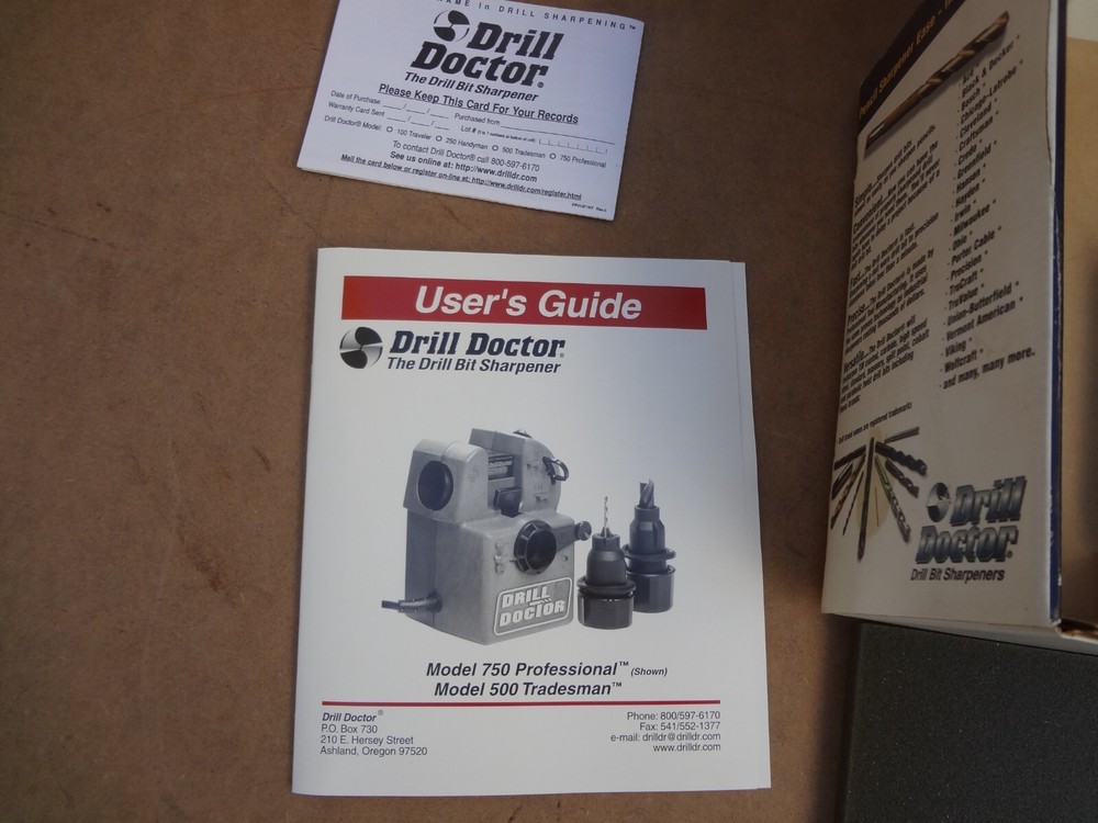 Drill Doctor 500 Drill Bit Sharpener - NEW