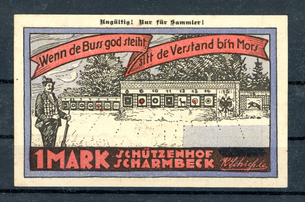 Scharmbeck 1 Mark Emergency Money 2/23241