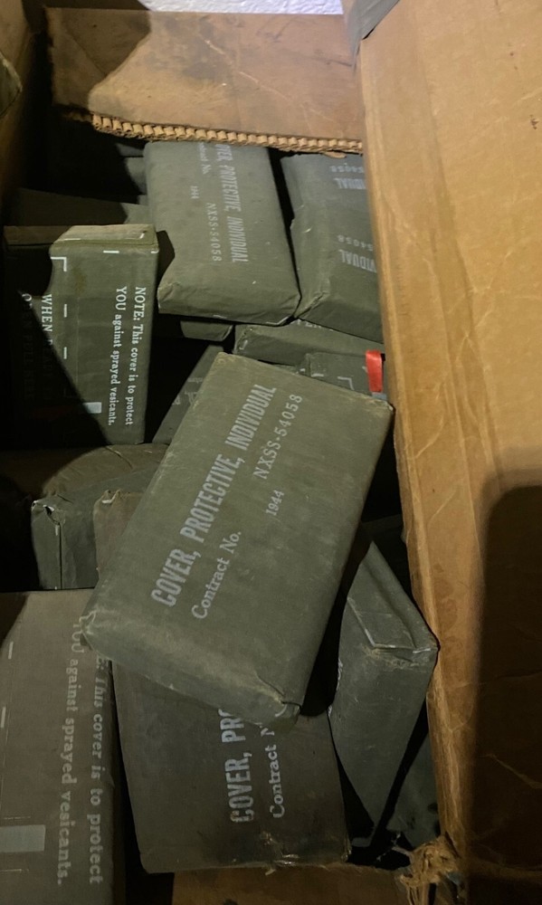 WW2 Protective Cover NOS, 1943, 1944 dates.