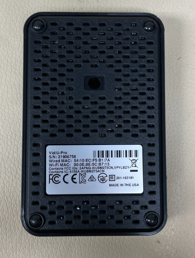 Teradek VidiU Pro Streaming Device H.264 Web Encoder Power Supply Included