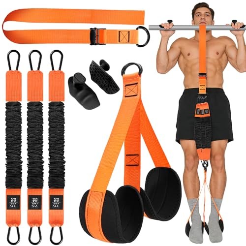 Assisted Pull Up Bands, Heavy Resistance Bands Set (18PCS) – 300LBS/225LBS