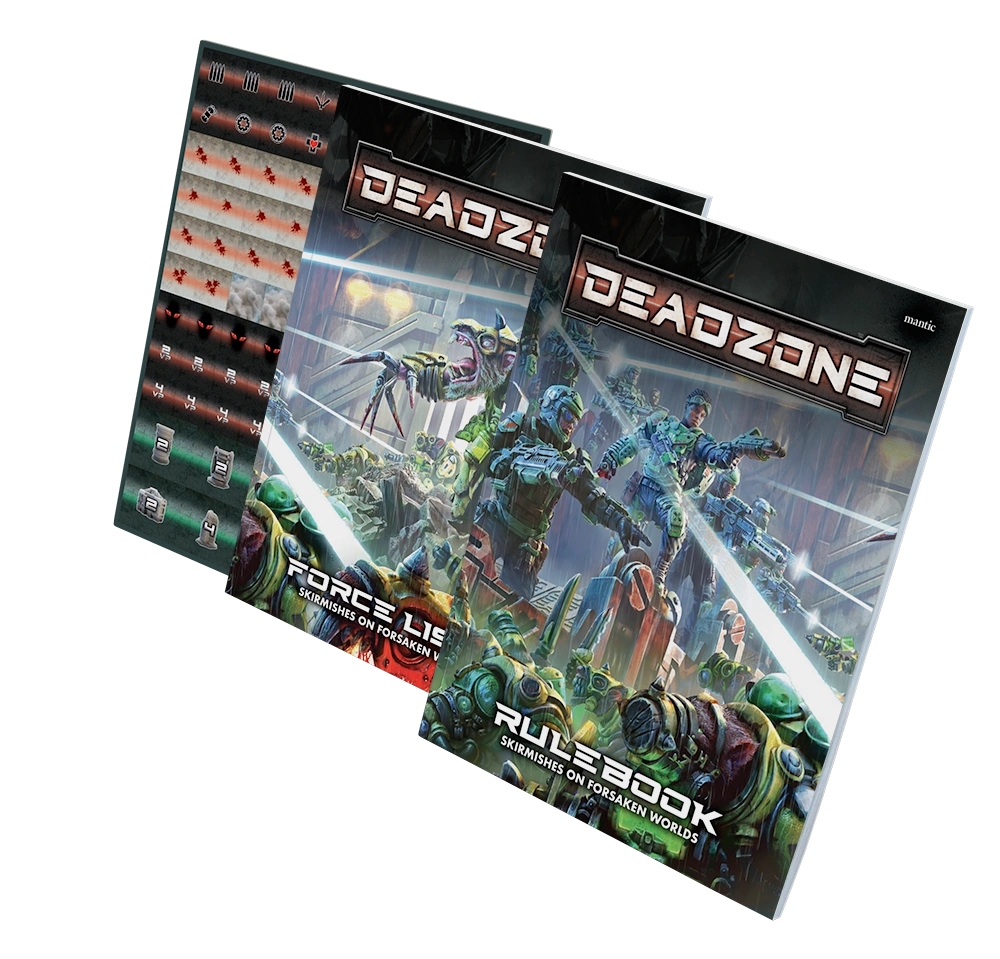 Deadzone: 3rd Edition Rulebooks and Counter Sheet Pack