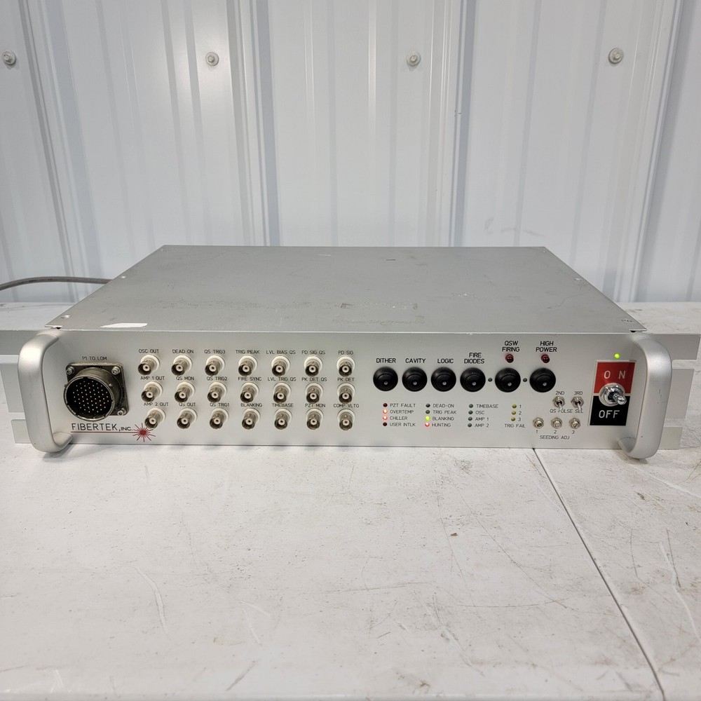 Fibertek Laser Diode Control Panel QSW Rack Mount
