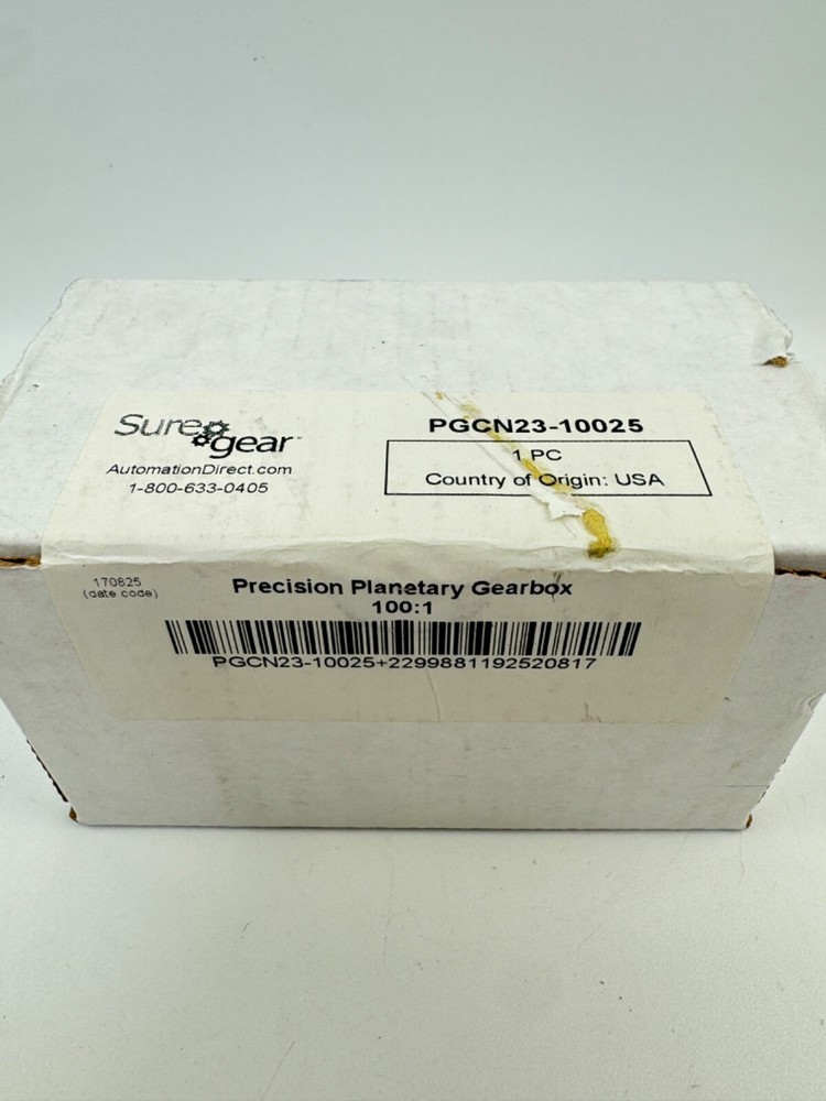 AUTOMATION DIRECT SURE GEAR PGCN23-10025