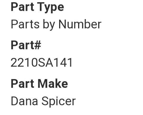 Dana Spicer 220DA141 Steering Arm