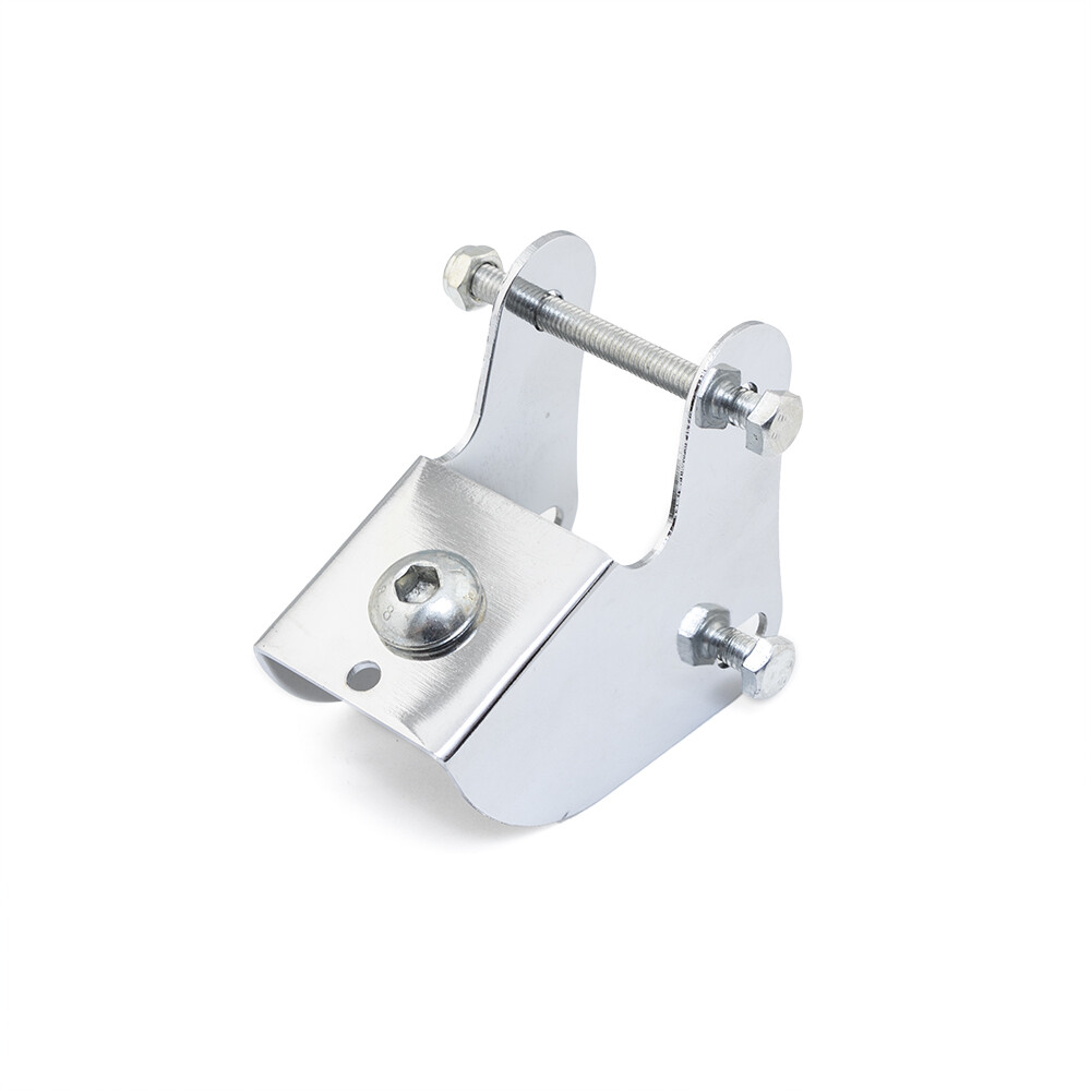 Chrome Headlight Bottom Mount Bracket Adapter Holder For Honda Cruiser Chopper