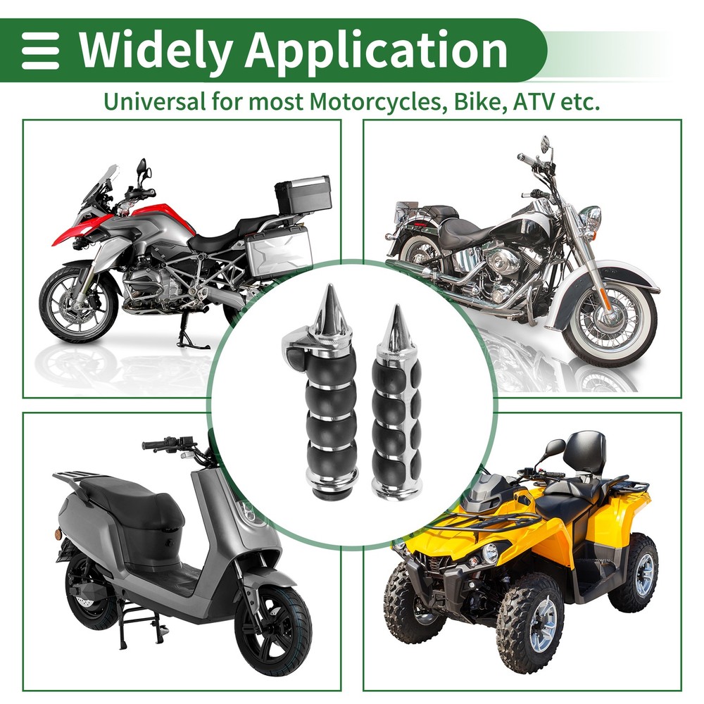 Universal 0.87" Non-Slip Motorcycle Handlebar Covers
