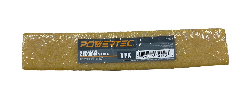 POWERTEC 71002 Abrasive Cleaning Stick for Sanding Belts & Discs (2 PACK)