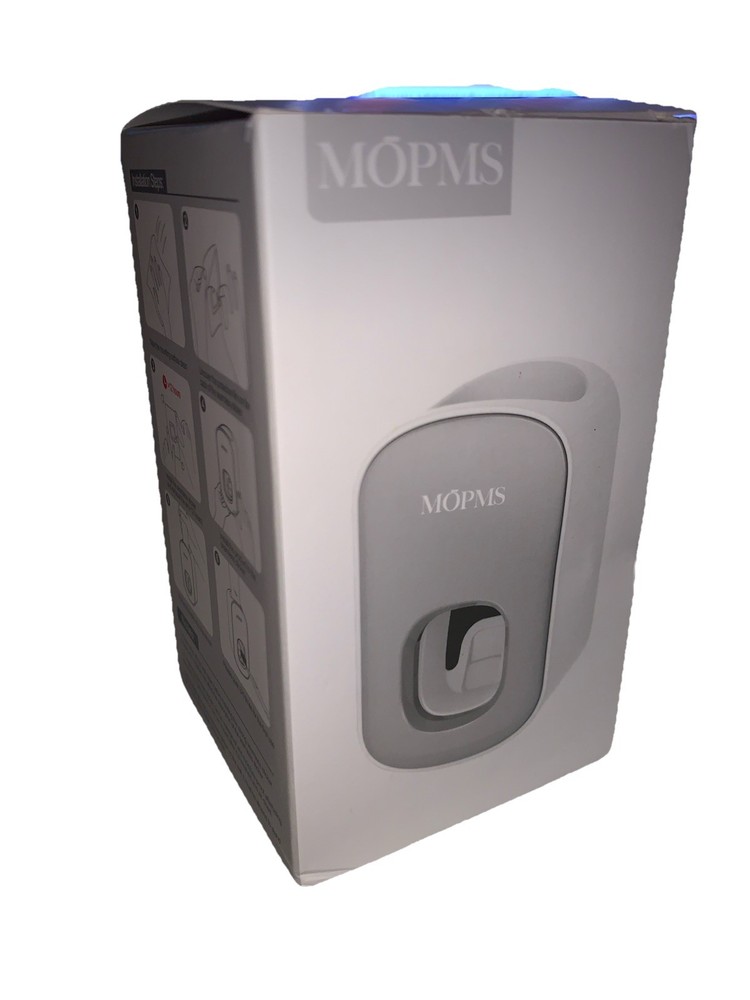 MOPMS Toothpaste Dispenser Wall Mounted for Bathroom Automatic Gray