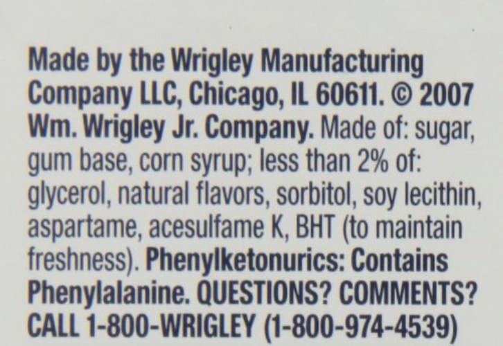 Wrigley's Spearmint, 24 Packs - 15 Sticks Each