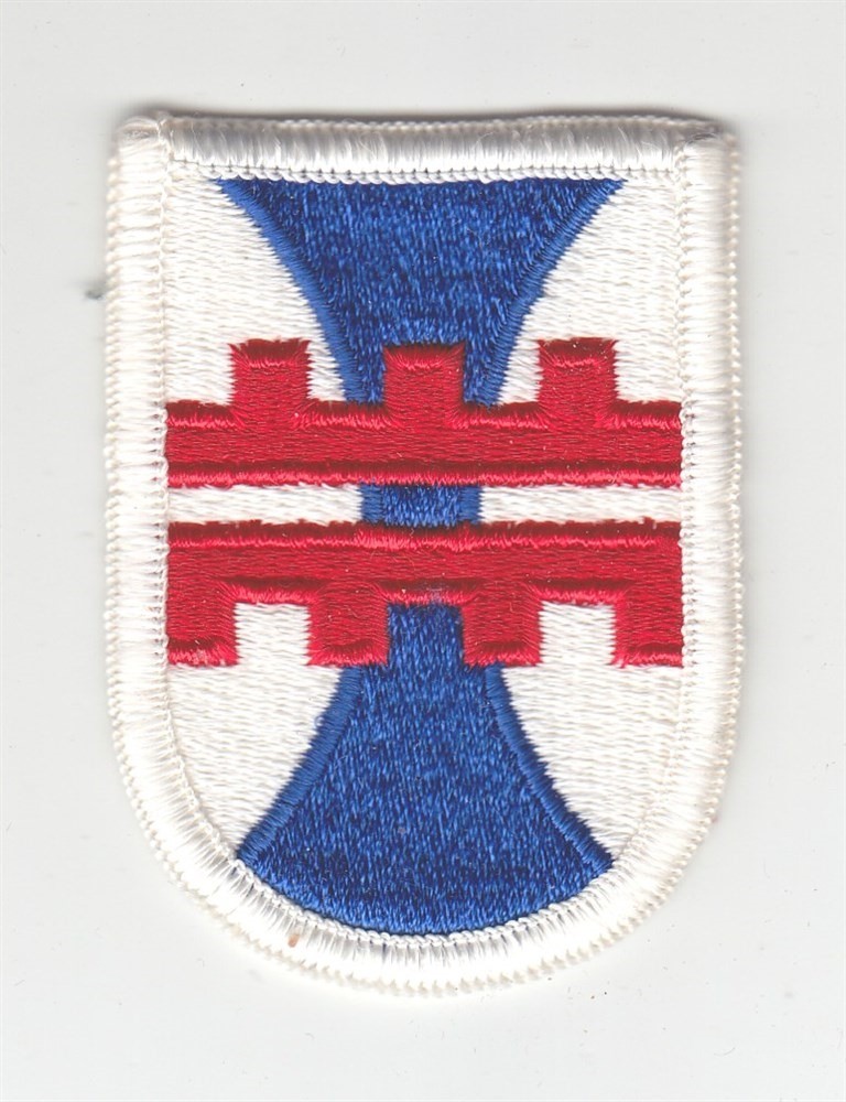 Army Patch: 412th Engineer Brigade - merrowed edge