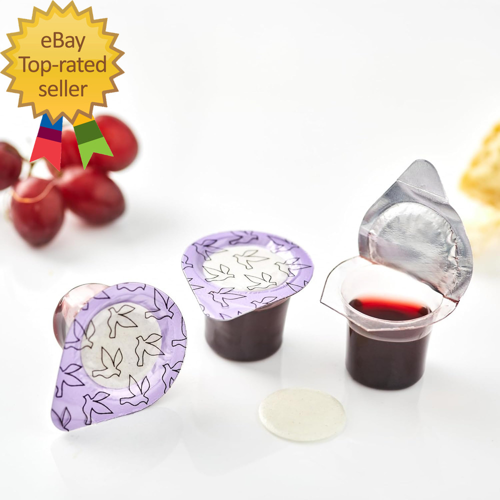 Prefilled Communion Cups with Wafers - 30 Count