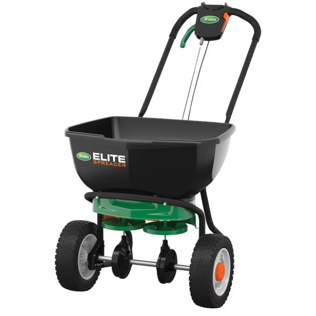 Scotts Elite Spreader Broadcast Spreader 80-lb Capacity Compatible