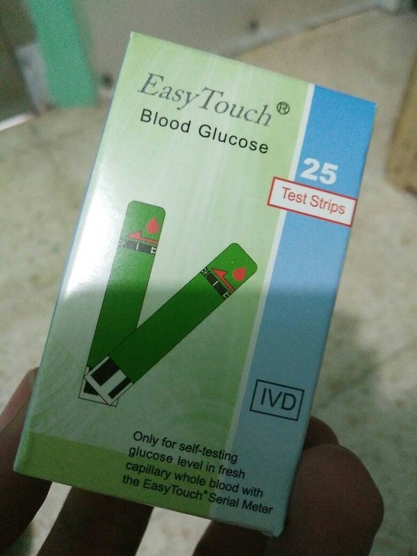 EasyTouch Test Strips for Glucose, Cholesterol, Uric Acid, Hemoglobin