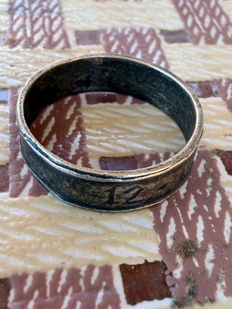 German silver Ring. WW2.